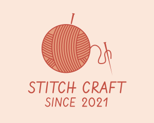 Needlework - Crochet Yarn Needlework logo design