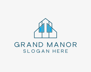 Mansion Villa Property logo design