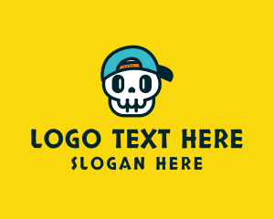 Cool - Fun Gamer Skull logo design