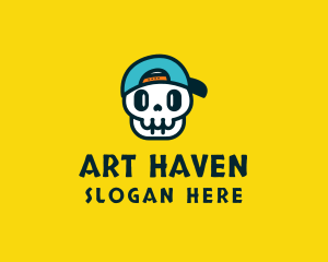 Fun Gamer Skull logo design