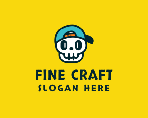 Fun Gamer Skull logo design