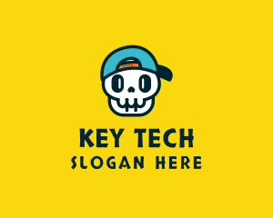 Fun Gamer Skull logo design