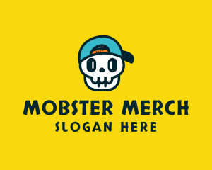 Gangster - Fun Gamer Skull logo design