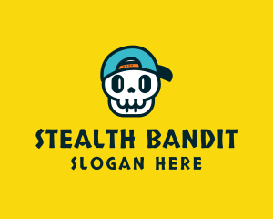 Bandit - Fun Gamer Skull logo design