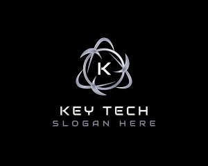 Cyber Metal Technology Software logo design