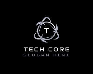 Cyber Metal Technology Software logo design