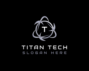 Cyber Metal Technology Software logo design