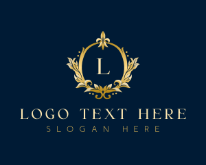 High End - Luxury Floral Ornament logo design