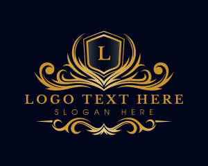 Exclusive - Luxury Crest Ornate logo design