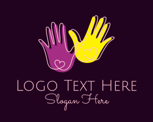 Foundation - Hands Heart Charity logo design