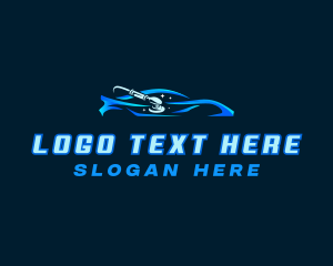 Motor - Automobile Car Detailing logo design