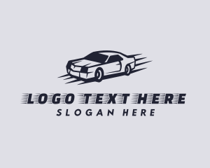 Driver - Fast Supercar Race logo design