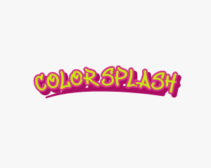 Colorful Funky Graffiti logo design