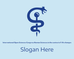 Paramedic - Medical Snake Caduceus logo design
