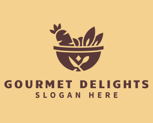 Vegetable Hot Pot logo design