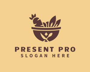 Cutlery - Vegetable Hot Pot logo design