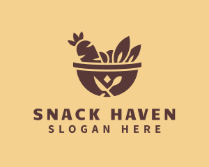 Vegetable Hot Pot logo design