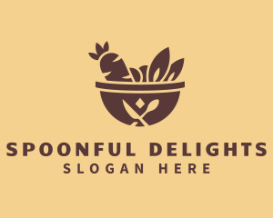 Vegetable Hot Pot logo design