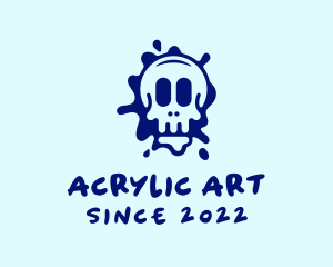 Skull Art Graffiti  logo design