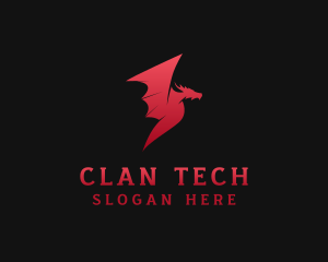 Clan - Dragon Clan Beast logo design