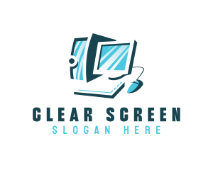 Screen - Computer Desktop Technology logo design