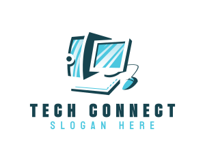 Computer - Computer Desktop Technology logo design