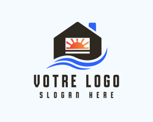 Sun Home Realtor Logo