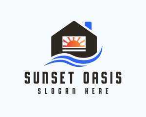 Sun Home Realtor logo design