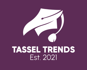Tassel - Graduation Cap Beak logo design