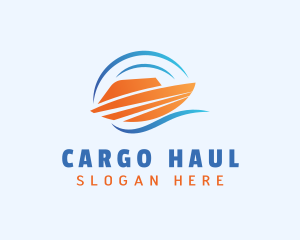 Sea Cargo Shipment logo design