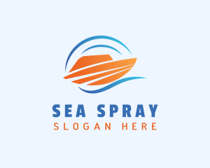 Sea Cargo Shipment logo design