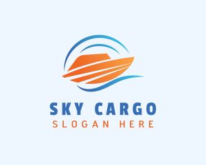 Sea Cargo Shipment logo design