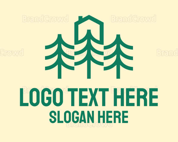 Simple Tree House Camp Logo