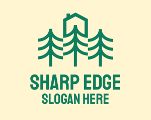 Simple Tree House Camp logo design