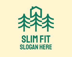 Tree - Simple Tree House Camp logo design