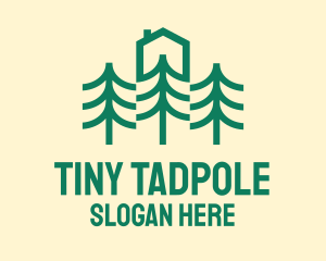 Simple Tree House Camp logo design