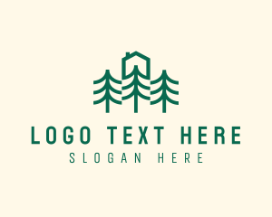 Simple Tree House Camp logo design