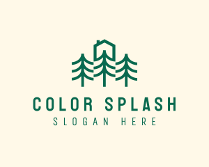 Simple Tree House Camp logo design