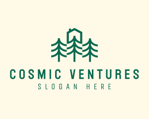 Simple Tree House Camp logo design