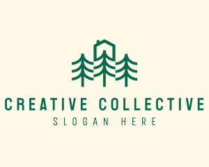 Simple Tree House Camp logo design