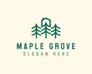 Simple Tree House Camp logo design