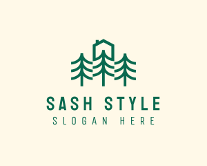 Simple Tree House Camp logo design