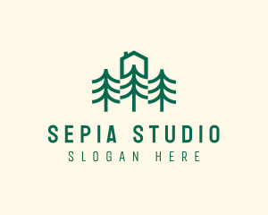 Simple Tree House Camp logo design