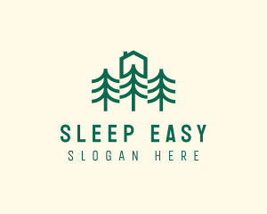 Simple Tree House Camp logo design