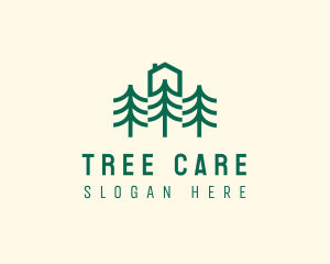 Simple Tree House Camp logo design