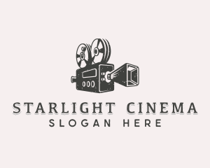 Cinema Filmmaker Camera logo design