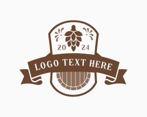 Winery - Artichoke Beer Keg Bar logo design