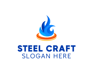 Industry - Industrial Fuel Flame logo design