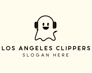 DJ Headphones Ghost Logo