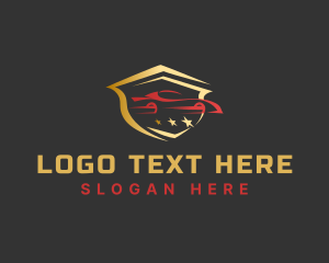 Auto Shop - Automotive Car Emblem logo design